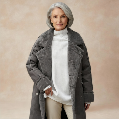 Elmsworth | Ciepły Płaszcz Teddy